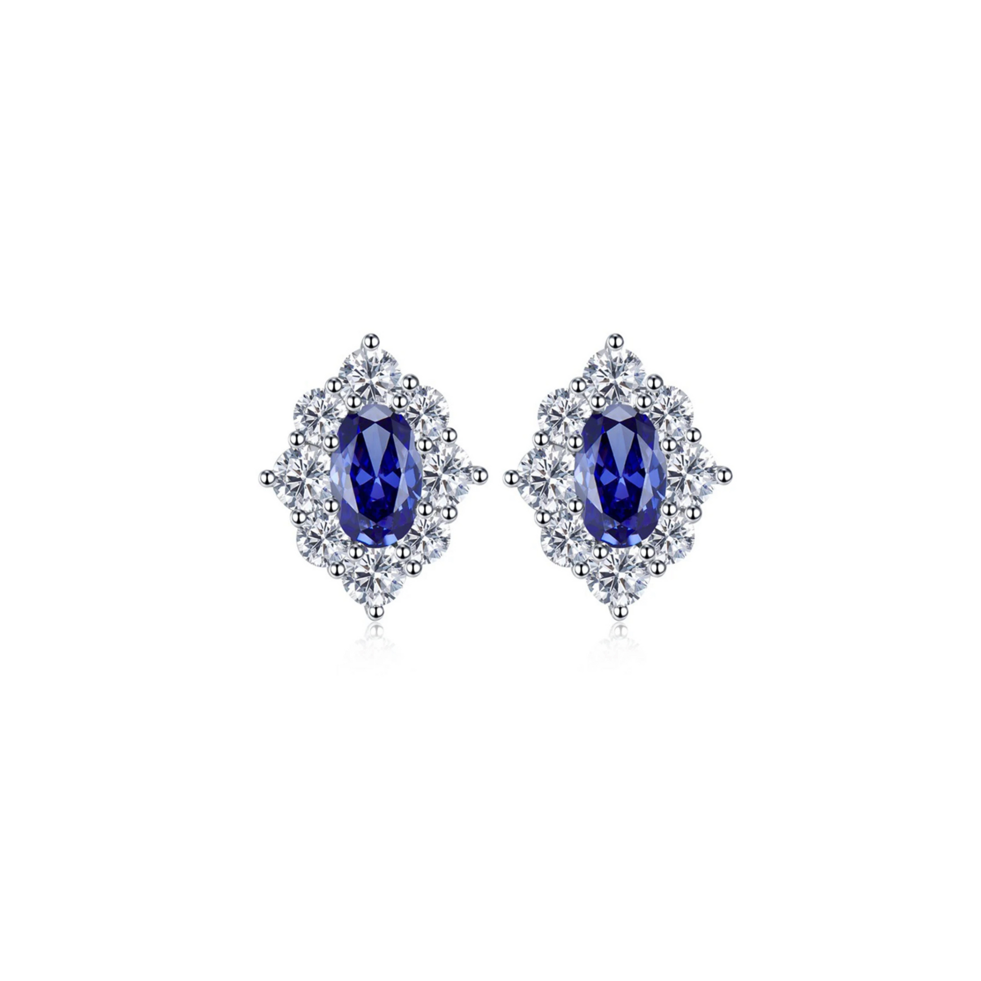 Sapphire Cz stud