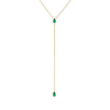 Emerald Lariat Necklaces