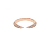 full pave Claw Ring rosegold