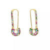 Rainbow Pin  Earring