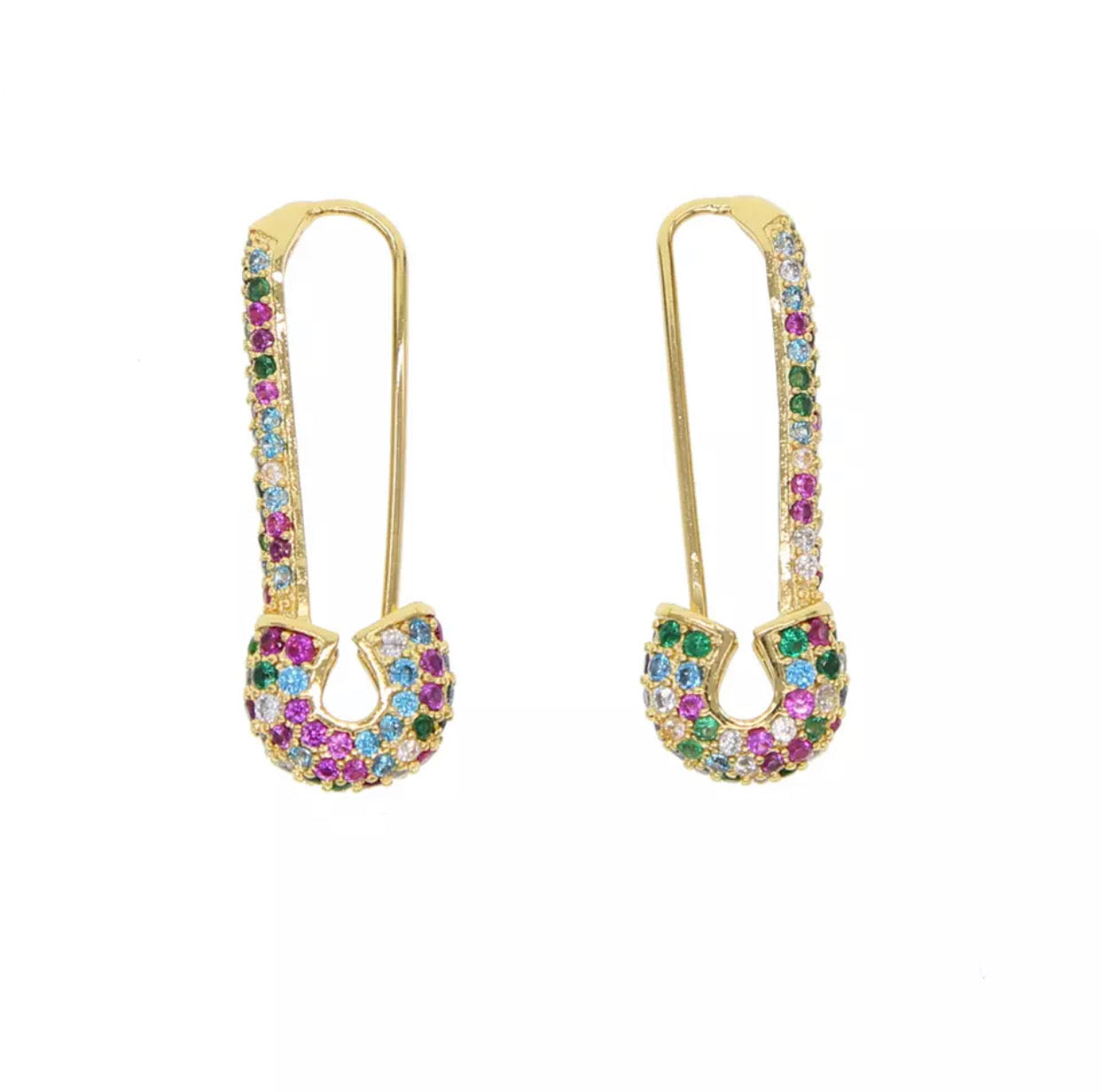 Rainbow Pin  Earring